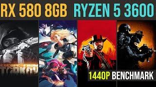 Ryzen 5 3600  RX 580 test in 21 games  1440p