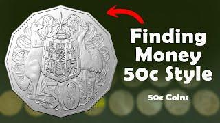 Finding Money 50c Style 50c Coins