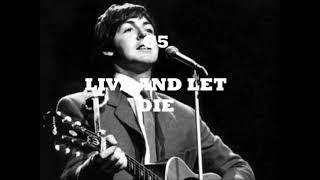 Paul McCartney Vocal Range A1-E6 C7