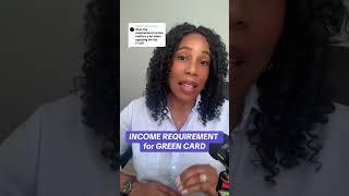 Income Requirement for Green Card