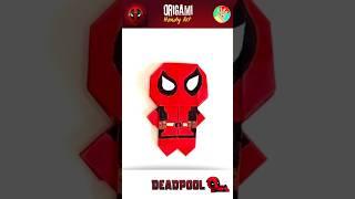 Origami de Deadpool-Handy Art #deadpool  #origamifácil #origami #manualidades #art