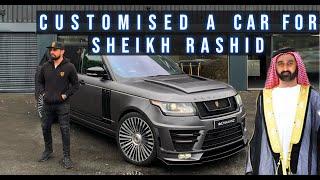 CUSTOMISED A CAR FOR SHEIKH RASHID 