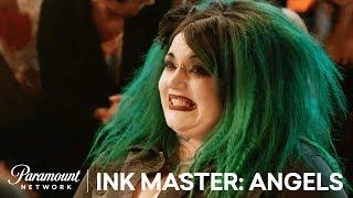 Kelly Doty is Forced to Freehand in Final Face Off  Ink Master Angels Season 2