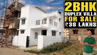 #1251 Ready to Move 2BHK Duplex villa for Sale 38 lakhs only