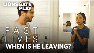 When is He Leaving?  Past Lives  Greta Lee  Teo Yoo  John Magaro  @lionsgateplay