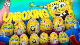 Spongebob Eggs All Colletion Unboxing  Can you guess whats inside?  Opening  Kids World