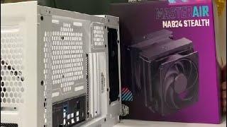 Cooler Master MasterAir MA824 Stealth Dual Tower CPU Air Cooler Review