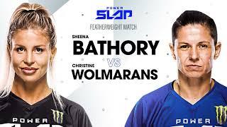 First Womens Match in Power Slap History  Sheena Bathory vs Christine Wolmarans  Power Slap 5