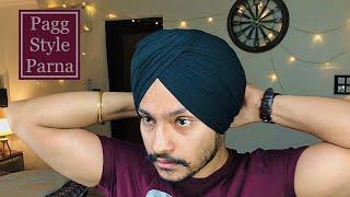 Parna -cum- Pagg  3Mtr. Instant Turban  Gym Parna  Stylish Sikh.