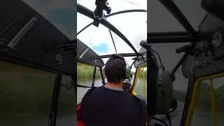 Waterlanding on a river in Germany