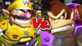 Mario Strikers Charged - Wario Vs. Donkey Kong