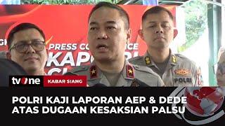 Polisi Masih Teliti Laporan Terpidana Kasus Vina atas Dugaan Kesaksian Palsu Aep dan Dede  tvOne