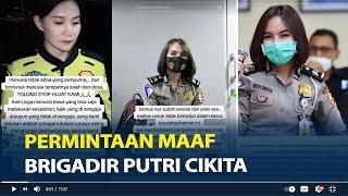 Muncul Permintaan Maaf Brigadir Putri Cikita Polwan Marahi Warga Lagi Makan Semuanya Sudah Selesai