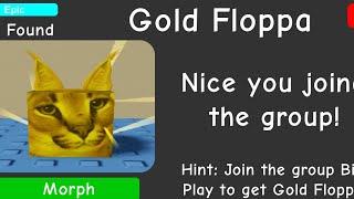 How To Get The “Gold Floppa”  Find The Floppa Morphs #roblox #floppa