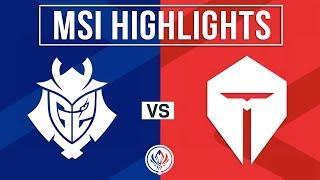 G2 vs TES Highlights ALL GAMES  MSI 2024 Lower Bracket R2  G2 Esports vs TOP Esports