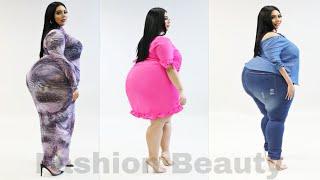 Glamorous Plus size  models lifestyle curvy woman Model in different style.Curvy Fashion Lookbook