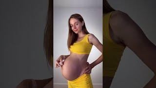 Baby Mama Dance  Before and After Pregnancy TikTok #Shorts by Anna Kova