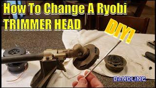 How To Replace A Ryobi Trimmer Head  DIY & Save