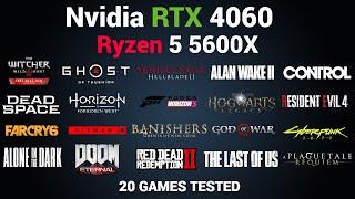 Nvidia RTX 4060 + Ryzen 5 5600X Gaming Test  Any Bottleneck?