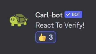 Create A Discord Verification System Using Carl-Bot EASY