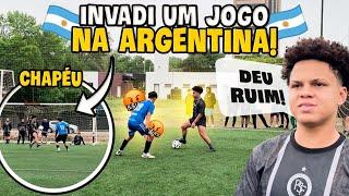 INVADI UM JOGO REAL NA ARGENTINA PEGOU FOGO 