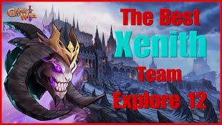 Gems of war - Best Xenith Explore 12 Team #crisp-purpose #gemsofwar #Explore12