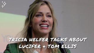 Lucifer  Tricia Helfer talks about Tom Ellis and the show.