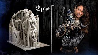 OUR BIGGEST MODEL - Huge 3D Printed Dark Rider Statue