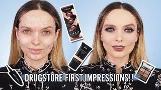 FULL FACE OF DRUGSTORE FIRST IMPRESSIONS  ACNE COVERAGE  MyPaleSkin