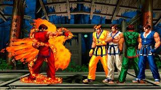 KOF Mugen God Kim vs Kim Kaphwan Team