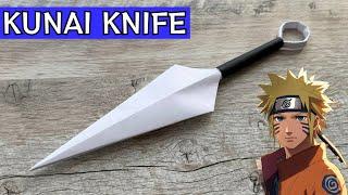 How to Make a Paper Kunai Knife Easy from Naruto  Origami Weapons Ninja Samurai