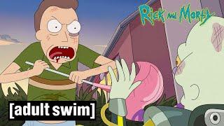 Rick And Morty  Jerry vs Pissmaster  Adult Swim UK 