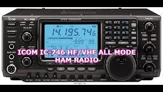 ICOM IC-746 HFVHF ALL MODE HAM RADIO