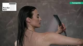 Rainfinity Overhead Shower 250 1-Jet and Rainfinity Baton Handshower 100 by hansgrohe Features