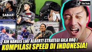 XIN NANGIS LIAT ALBERT  STRATEGI GILA RRQ KOMPILASI SPEED INDONESIA REACTION TIKTOK MOBILE LEGEND