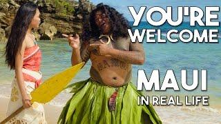 Mauis Youre Welcome from Disneys MoanaVaiana  Official WWL In Real Life music video