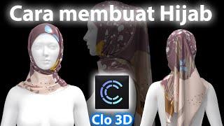 Cara Desain Hijab Clo3d  Marvelous Designer