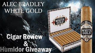 Alec Bradley White Gold Cigar Review & Humidor Giveaway   #cigar #cigars #Humidor  #giveaway