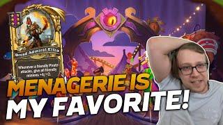 NEW PATCH Menagerie is STILL My Favorite  Hearthstone Battlegrounds  Savjz