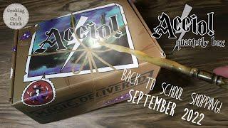Accio Box September 2022  Back to School Shopping in Diagon Alley  Quarterly Box  Harry Potter