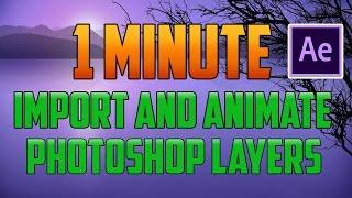 After Effects CC  How to Import and Animate Photoshop Layers