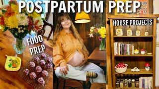 VLOG  postpartum food prep basement reno & days in my life until my water broke