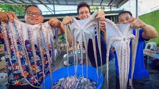 200 Kilos of Fish UNSEEN FILIPINO SEAFOOD - Freshest Adobo Octopus in Cebu Philippines