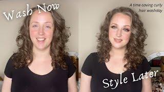 WASH NOW STYLE LATER - Wash and style your curly hair when it suits you and save time