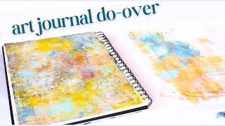 Art Journaling with Mixed Media - Fixing Ugly Pages
