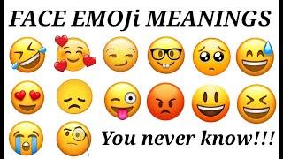 Face Emojis And Their Meanings