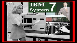 IBM System7 Computer System 1971 rare marketing film partly restored color monolithic circuits