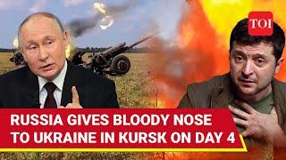 Russia Wipes Out 1000 Ukrainian Troops In Kursk Blows Up 100 Armoured Vehicles  Watch