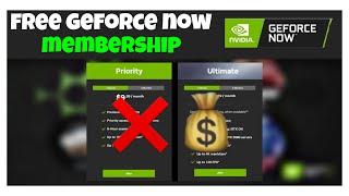 HOW TO GET FREE GEFORCE NOW MEMBERSHIP PRIORITYULTIMATE