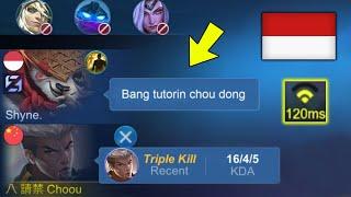 I PLAY CHOU IN INDONESIA SERVER  AND THIS HAPPENED... 